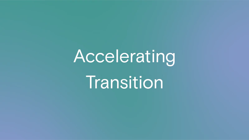 Accelerating Transition